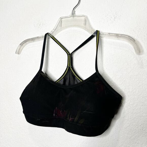 Lululemon Flow Y Sports Bra IV Midnight Iris Multi Black 6 - Picture 5 of 9